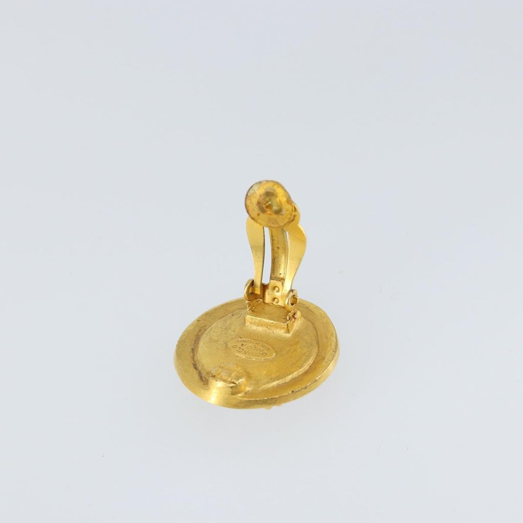 Chanel Vintage Earring Metal Gold Metal Earrings Jewelry (Pre-Owned)