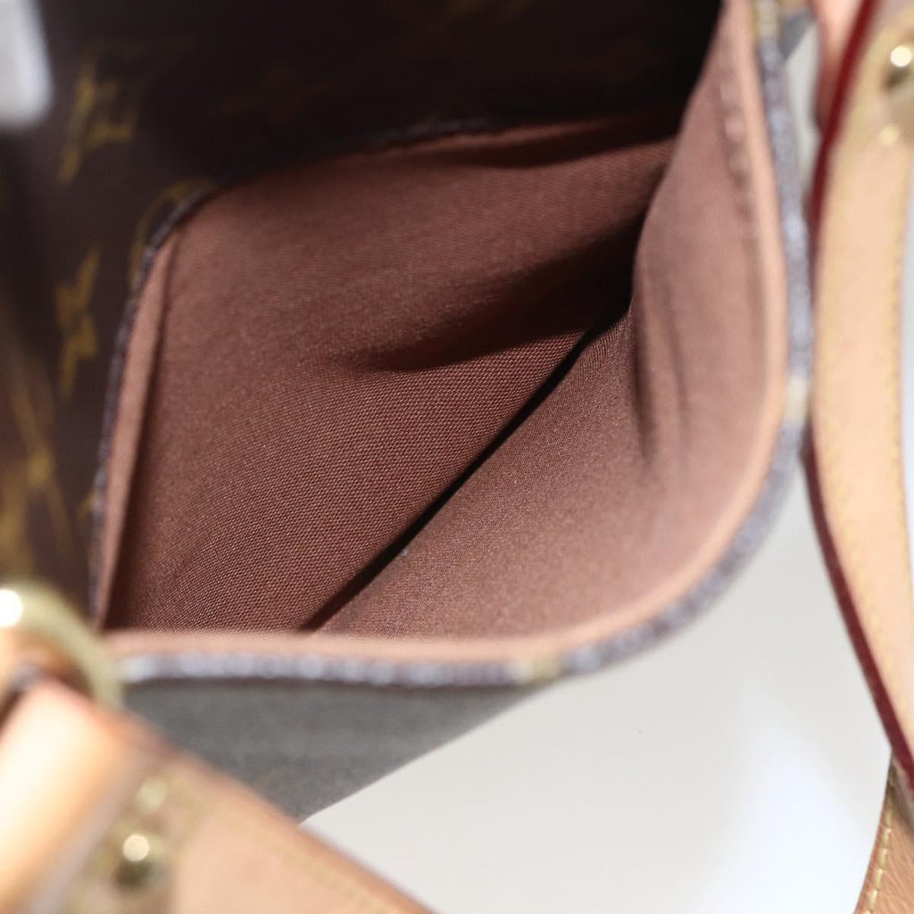 Louis Vuitton Odeon Handbag Monogram Canvas Brown Canvas Shoulder Bag Bag (Pre-Owned)