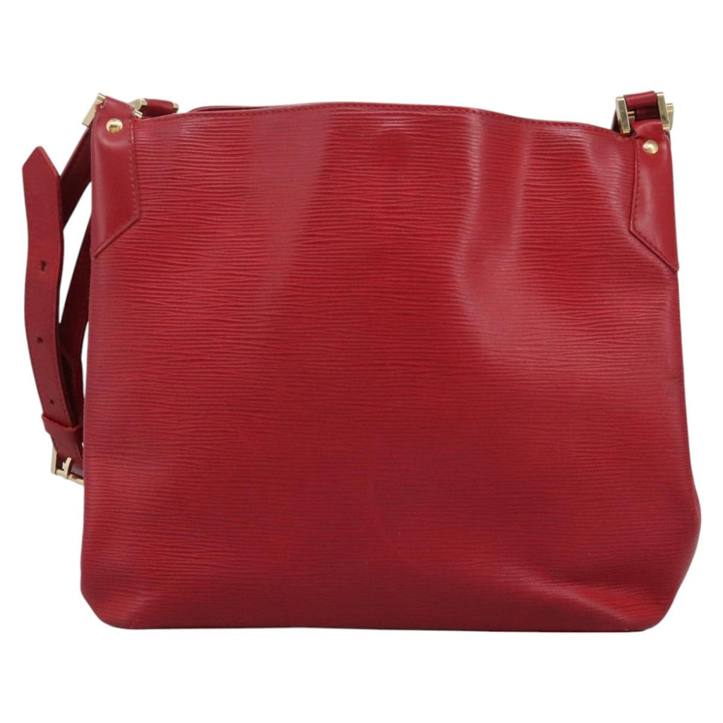 Louis Vuitton Mandara Handbag Epi Leather Red Leather Shoulder Bag Bag (Pre-Owned)