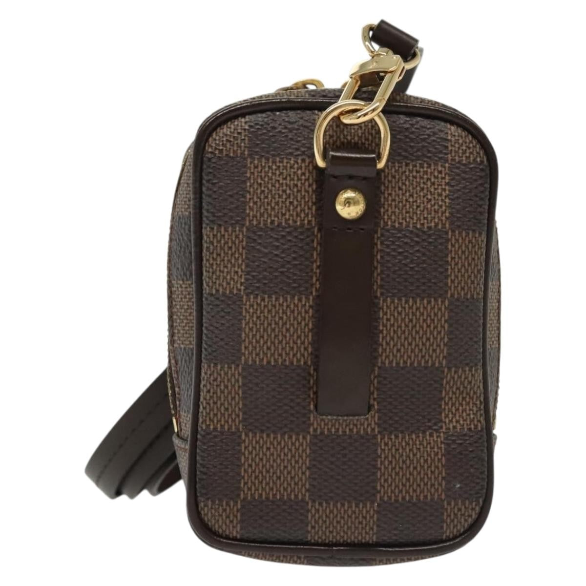 Louis Vuitton Etui Okapi Camera Case Damier Brown Canvas Clutche & Pouche Bag (Pre-Owned)