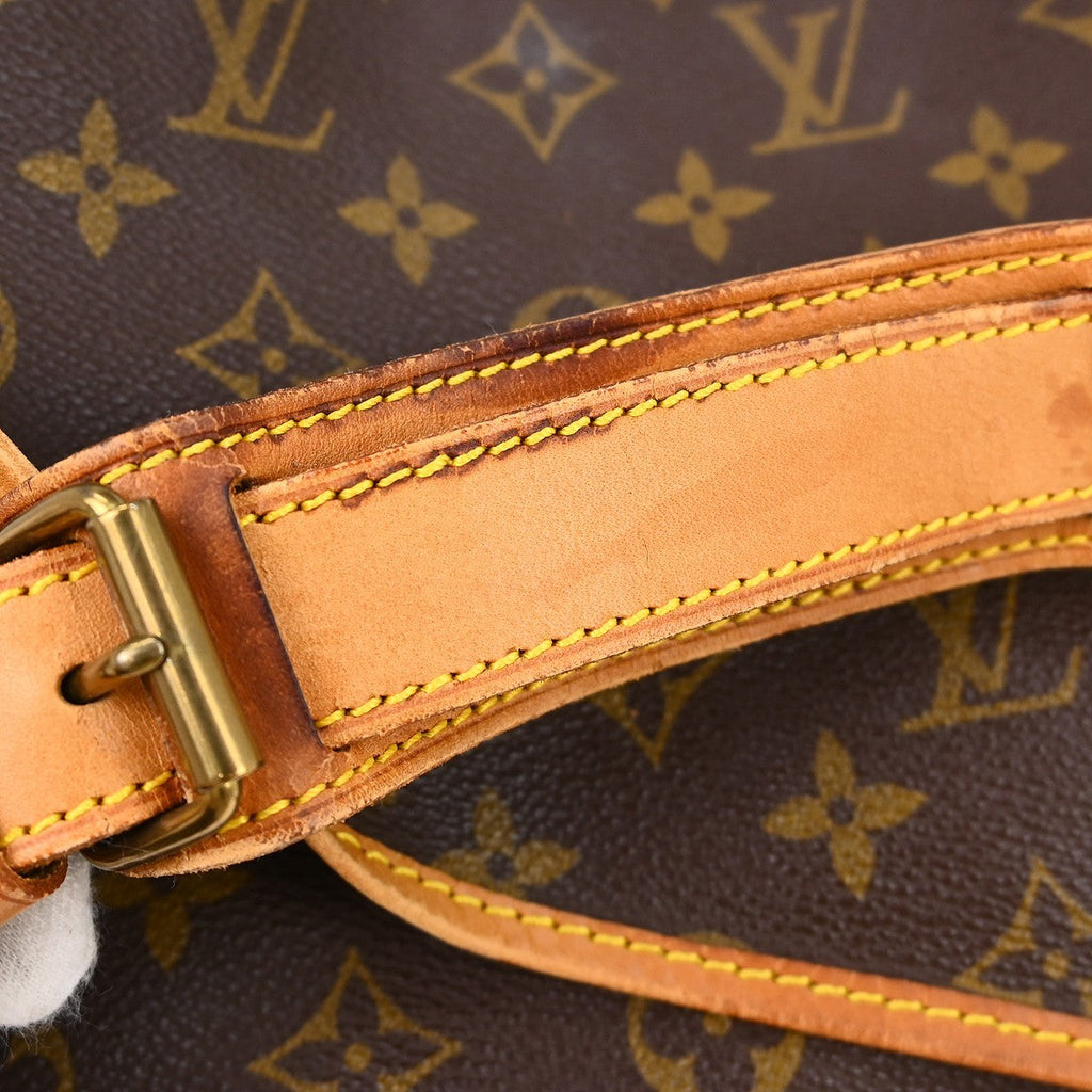 Louis Vuitton Saumur Handbag Monogram Canvas Brown Canvas Shoulder Bag Bag (Pre-Owned)