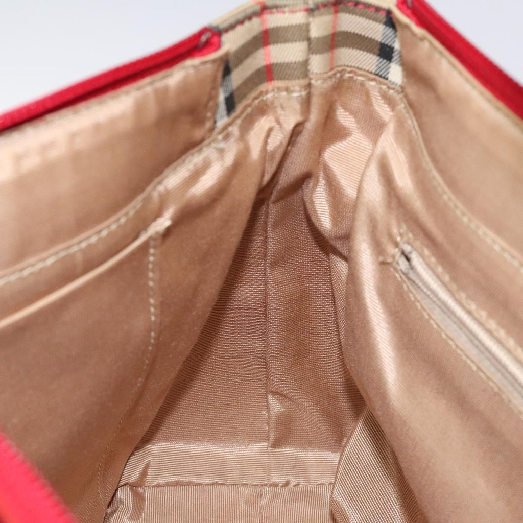 Burberry Nova Check Handbag Nova Check Canvas And Leather Beige Canvas Handbag (Pre-Owned)