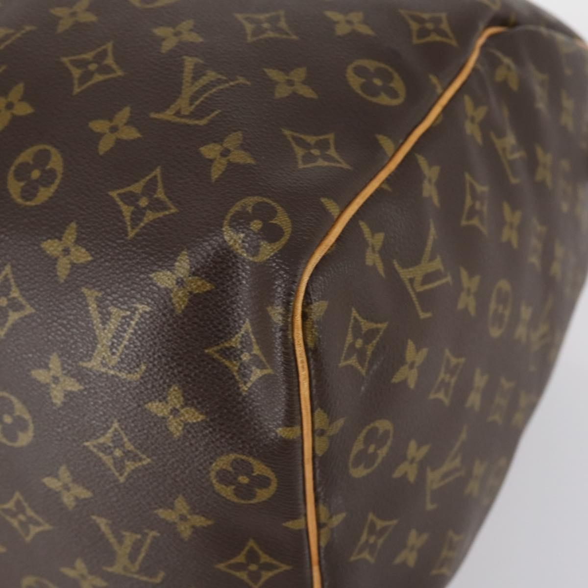 Louis Vuitton Keepall Bag Monogram Canvas Brown Canvas Bag (Pre-Owned)