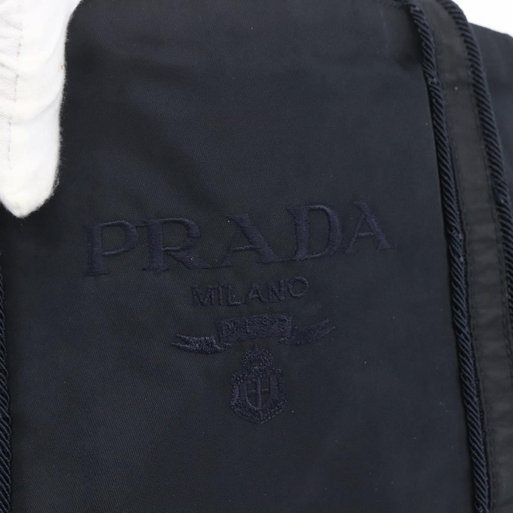 Prada Vintage Shoulder Bag Tessuto Black Nylon Shoulder Bag Bag (Pre-Owned)