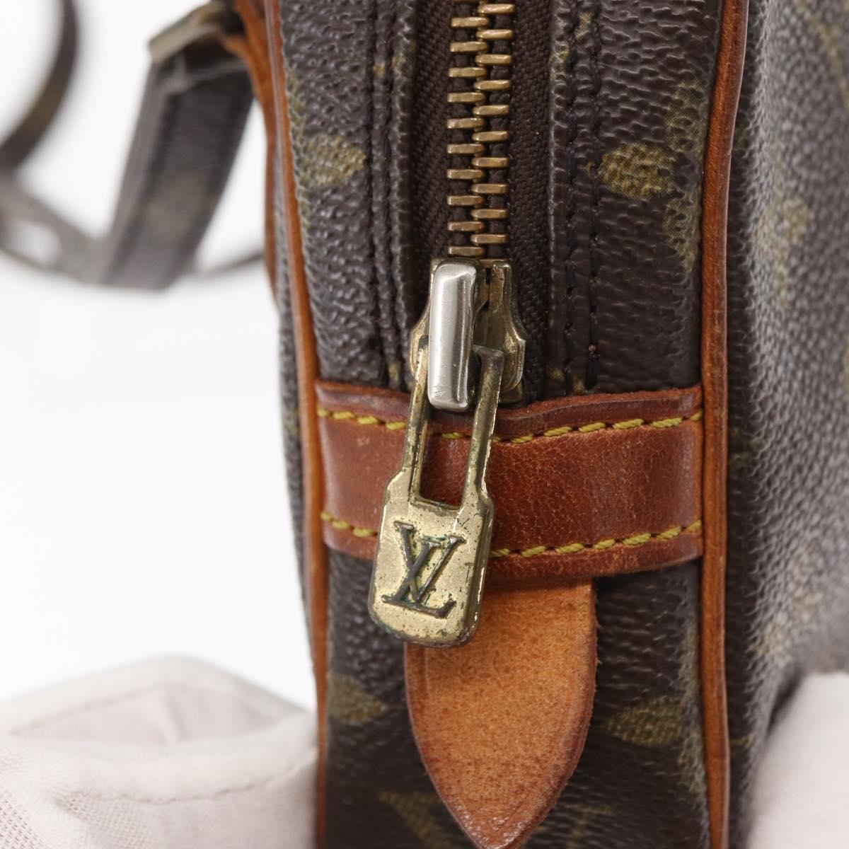 Louis Vuitton Pochette Marly Bandouliere Bag Monogram Canvas Brown Canvas Shoulder Bag Bag (Pre-Owned)