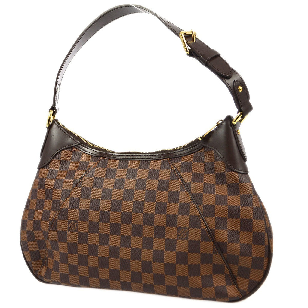 Louis Vuitton Thames Handbag Damier Brown Canvas Shoulder Bag Bag (Pre-Owned)