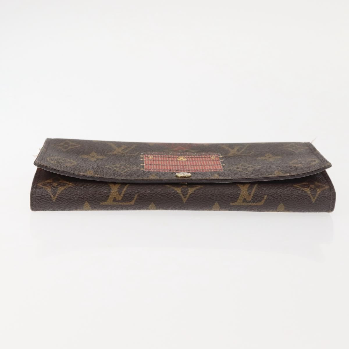 Louis Vuitton Vintage Sarah Wallet Monogram Canvas Brown Canvas Wallets Accessory (Pre-Owned)