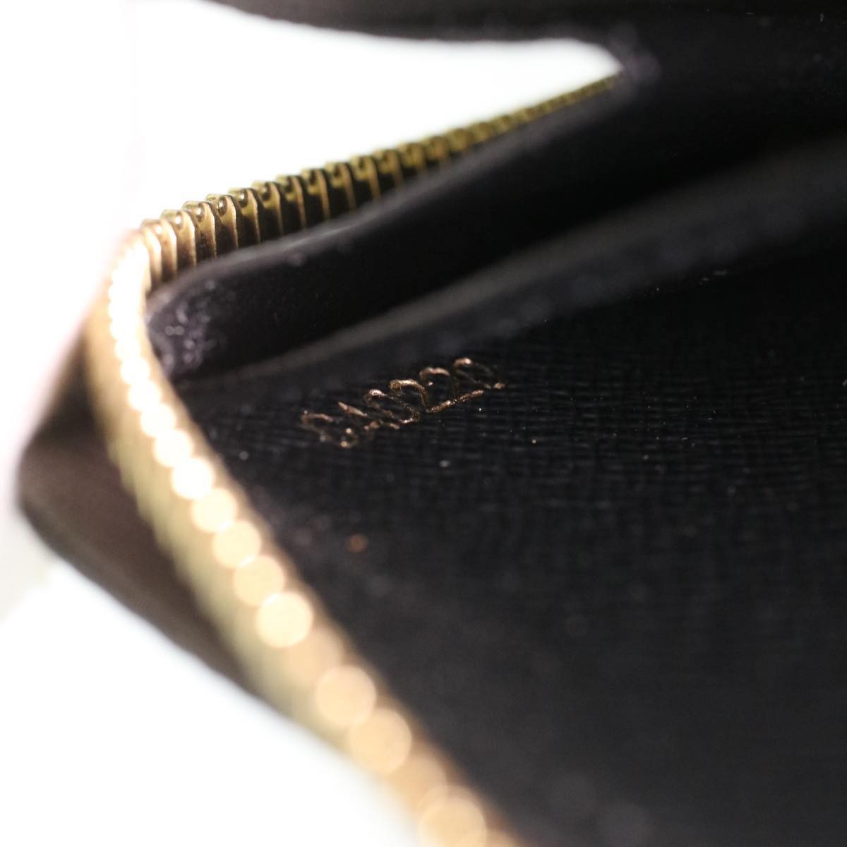 Louis Vuitton Zippy Wallet Nm Monogram Giant Reverse Brown Canvas Wallets Accessory (Pre-Owned)