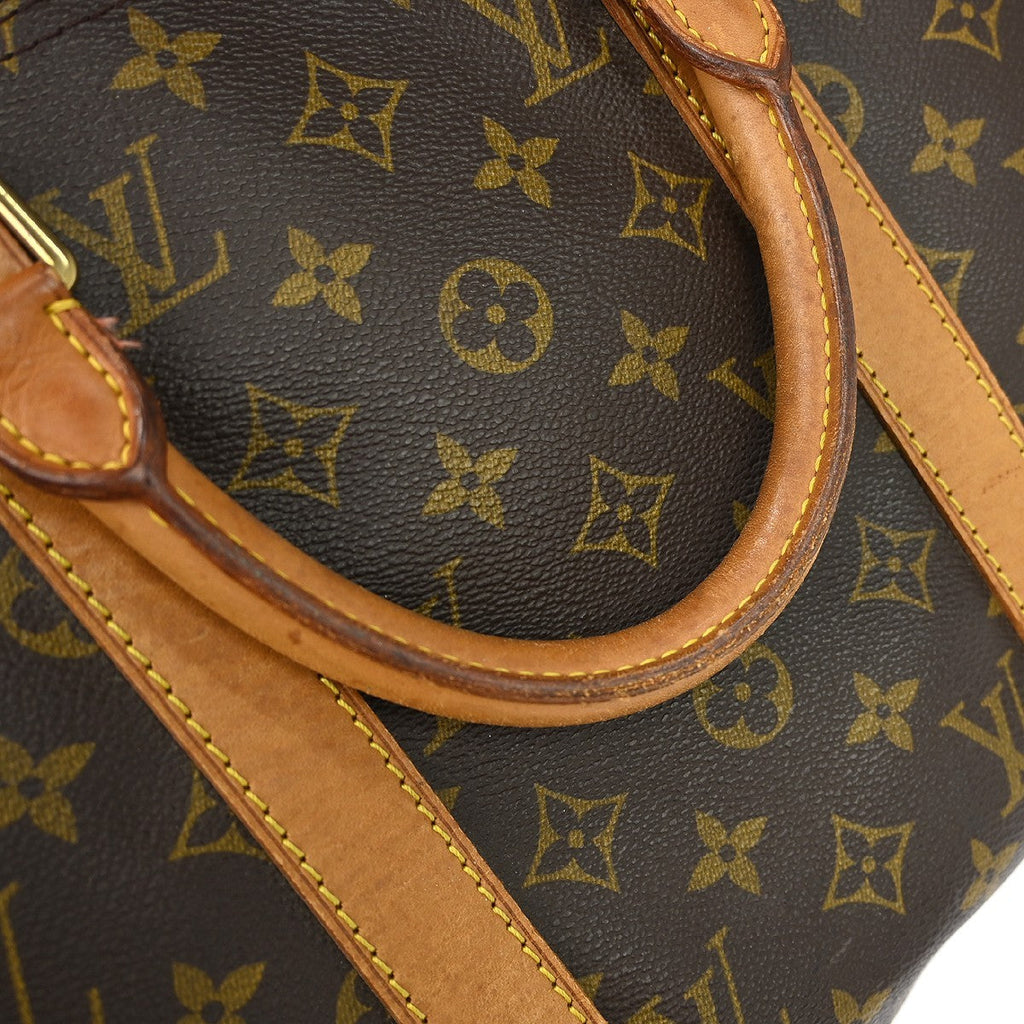 Louis Vuitton Keepall Bag Monogram Canvas Brown Canvas Travel Bag Bag (Pre-Owned)