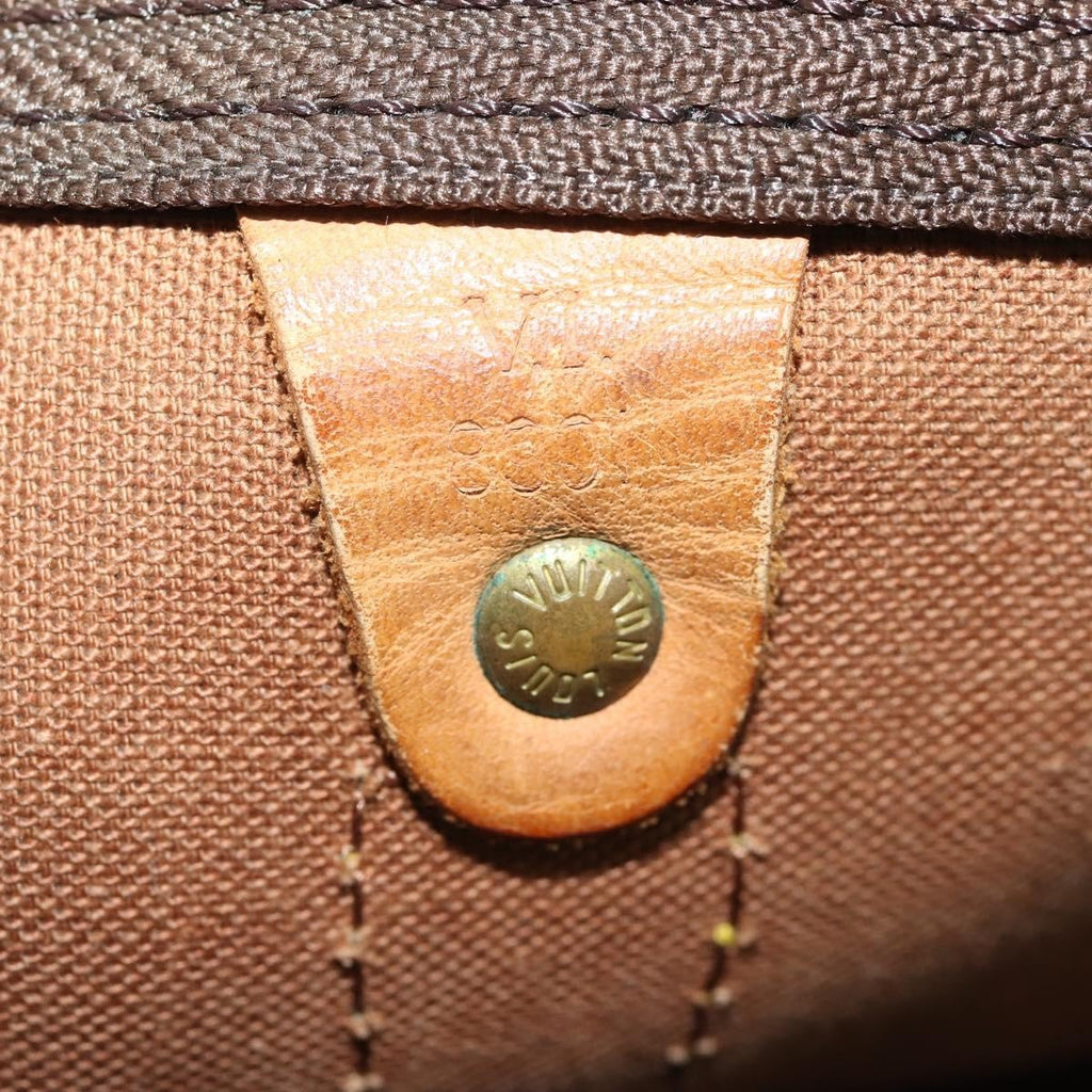 Louis Vuitton Keepall Bag Monogram Canvas Brown Canvas Travel Bag Bag (Pre-Owned)