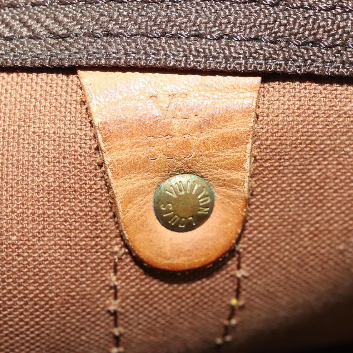 Louis Vuitton Keepall Bag Monogram Canvas Brown Canvas Travel Bag Bag (Pre-Owned)