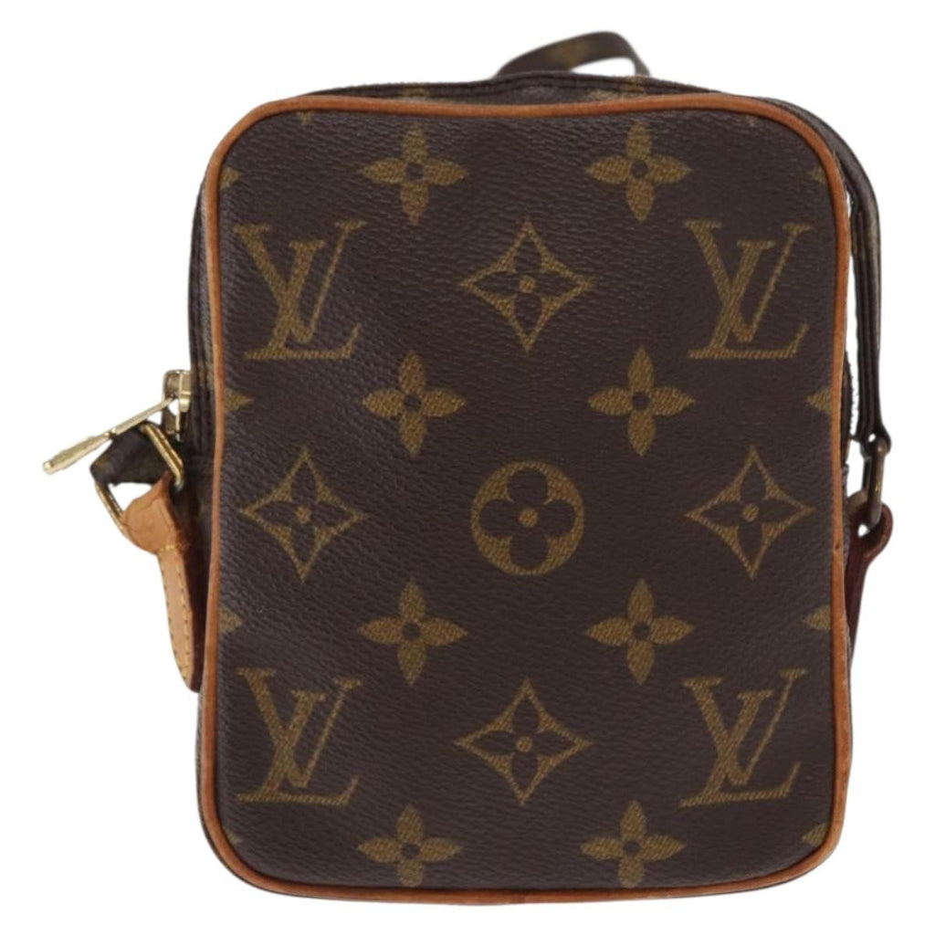 Louis Vuitton Danube Handbag Monogram Canvas Brown Canvas Shoulder Bag Bag (Pre-Owned)