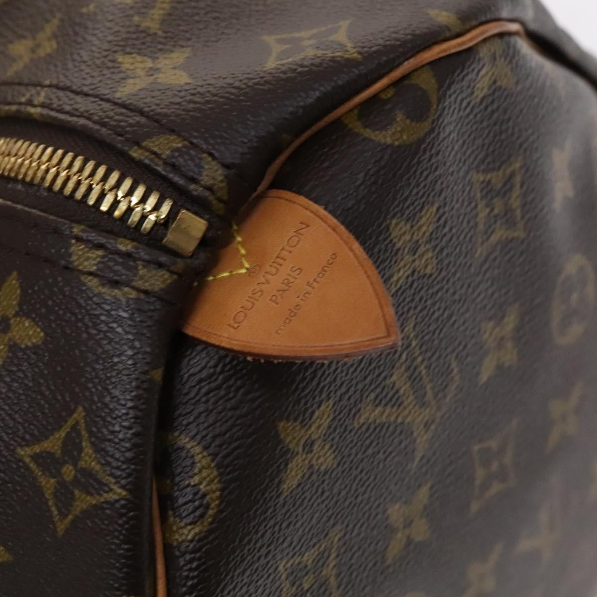 Louis Vuitton Keepall Bag Monogram Canvas Brown Canvas Travel Bag Bag (Pre-Owned)
