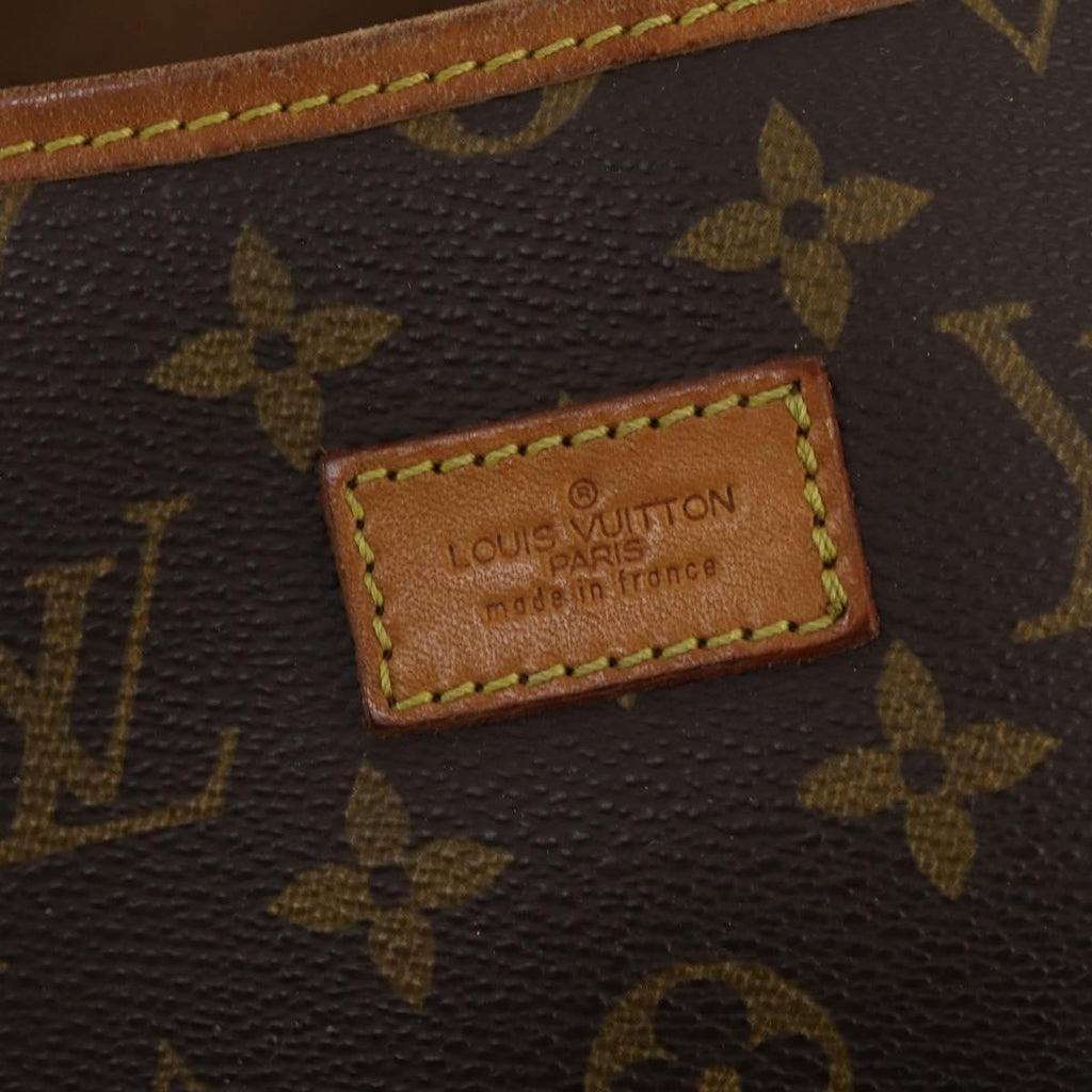 Louis Vuitton Saumur Handbag Monogram Canvas Brown Canvas Shoulder Bag Bag (Pre-Owned)