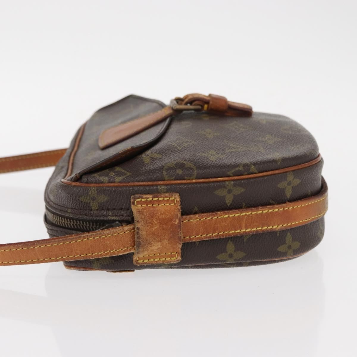 Louis Vuitton Jeune Fille Handbag Monogram Canvas Brown Canvas Shoulder Bag Bag (Pre-Owned)
