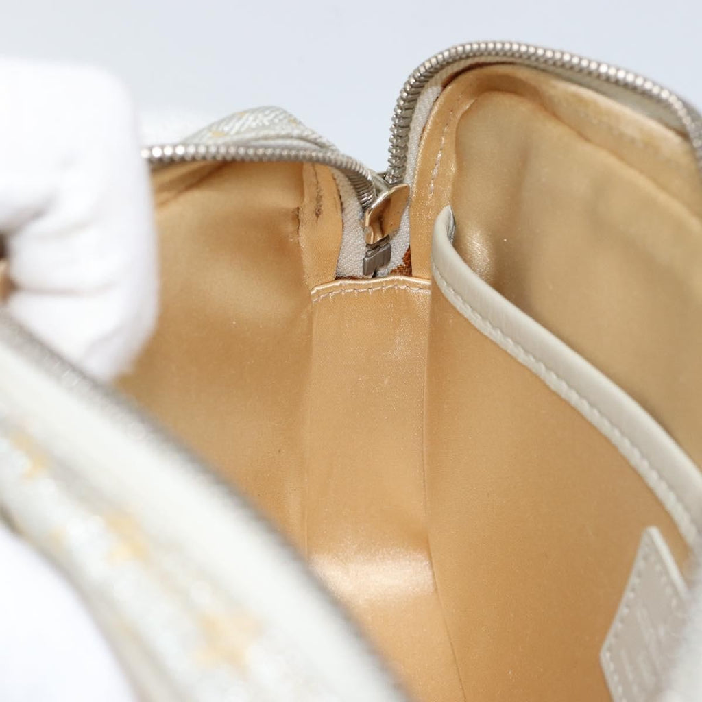 Louis Vuitton Mckenna Shoulder Bag Mini Lin Gold Canvas Bag (Pre-Owned)