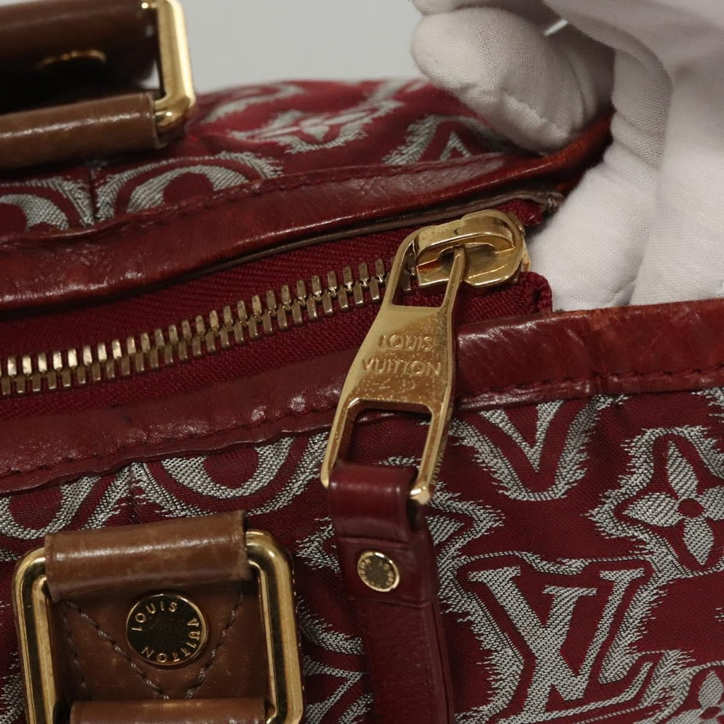 Louis Vuitton Aviator Handbag Limited Edition Monogram Jacquard Burgundy Canvas Handbag (Pre-Owned)
