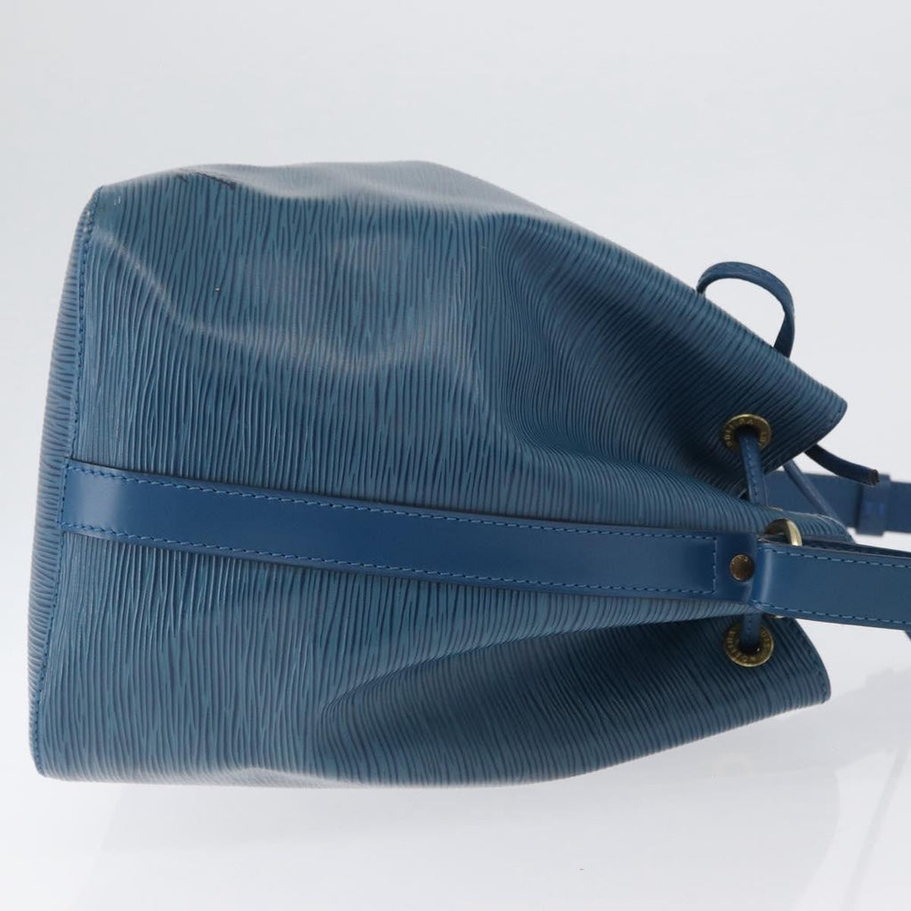 Louis Vuitton Petit Noe Handbag Epi Leather Blue Leather Shoulder Bag Bag (Pre-Owned)