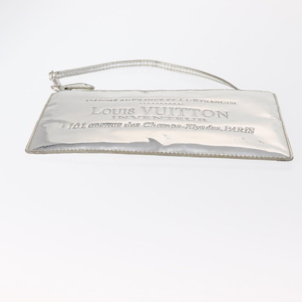Louis Vuitton Pochette Clutch Monogram Miroir Pvc Silver Pvc Clutche & Pouche Bag (Pre-Owned)