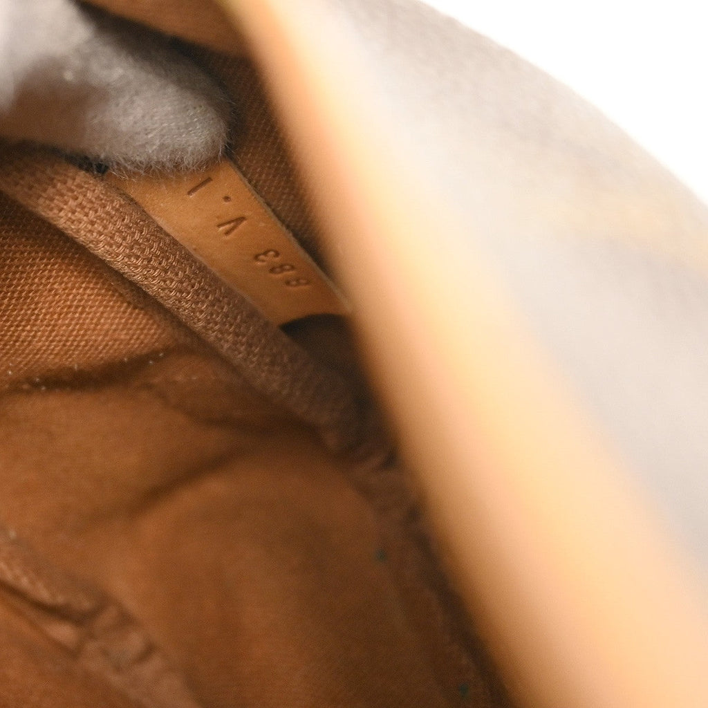 Louis Vuitton Saumur Handbag Monogram Canvas Brown Canvas Shoulder Bag Bag (Pre-Owned)