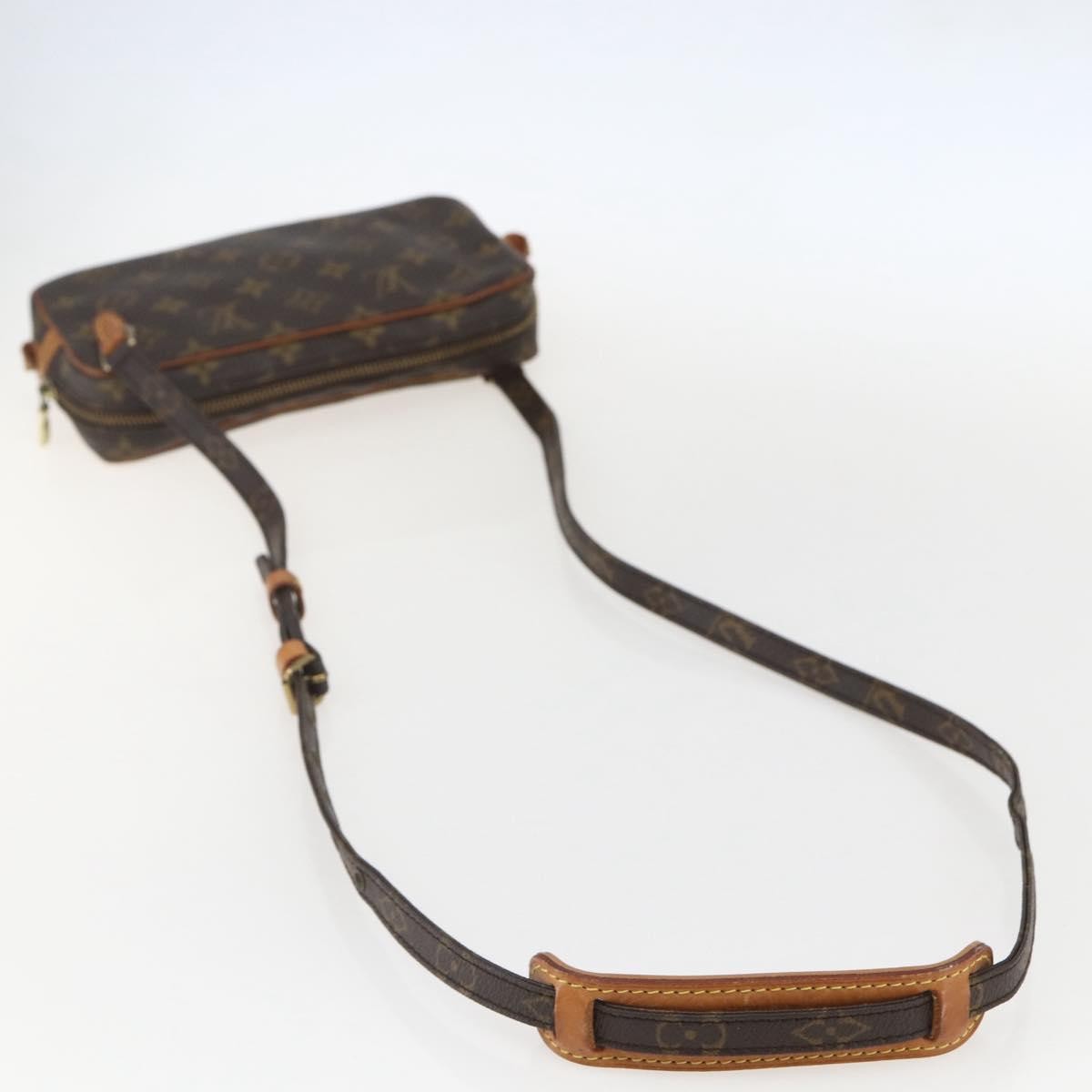 Louis Vuitton Pochette Marly Bandouliere Bag Monogram Canvas Brown Canvas Clutche & Pouche Bag (Pre-Owned)