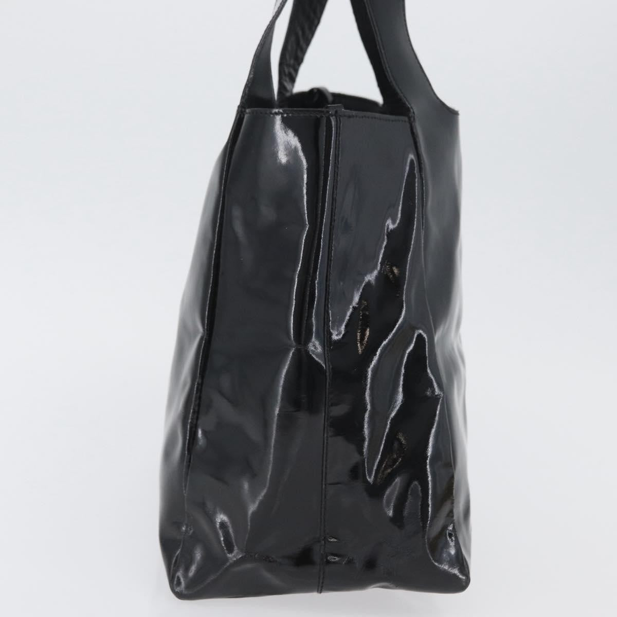 Prada Vintage Handbag Patent Leather Black Patent_Leather Handbag (Pre-Owned)