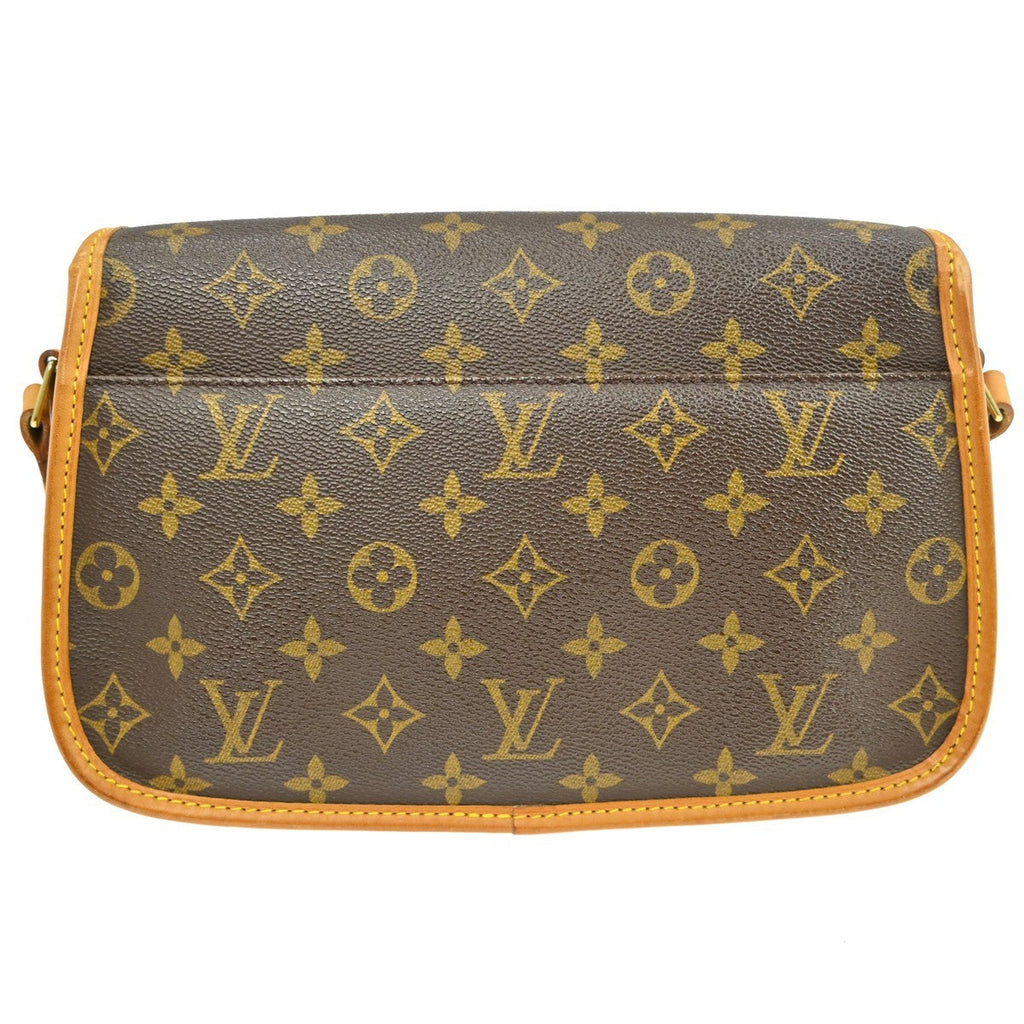 Louis Vuitton Sologne Handbag Monogram Canvas Brown Canvas Shoulder Bag Bag (Pre-Owned)