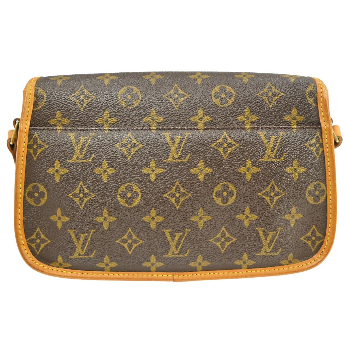 Louis Vuitton Sologne Handbag Monogram Canvas Brown Canvas Shoulder Bag Bag (Pre-Owned)