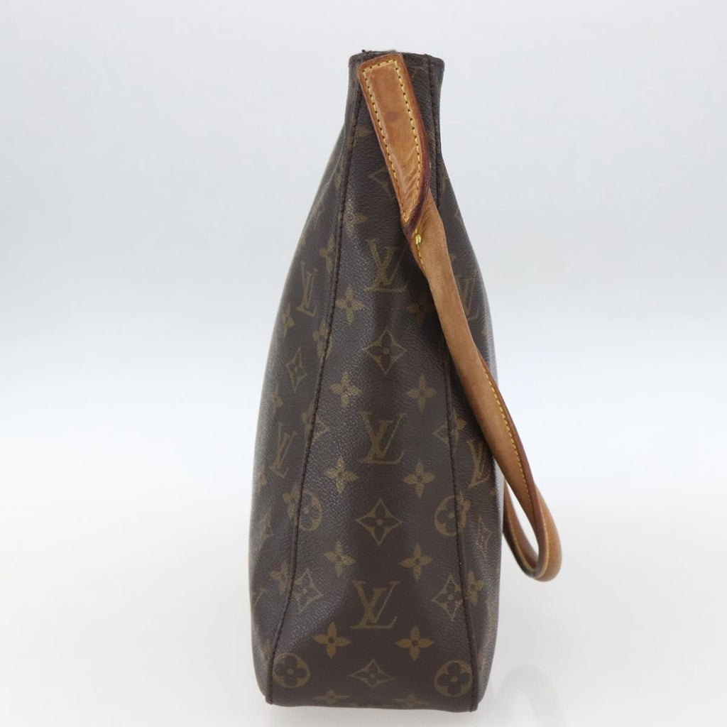 Louis Vuitton Monogram Looping Handbag Monogram Canvas Brown Canvas Shoulder Bag Bag (Pre-Owned)