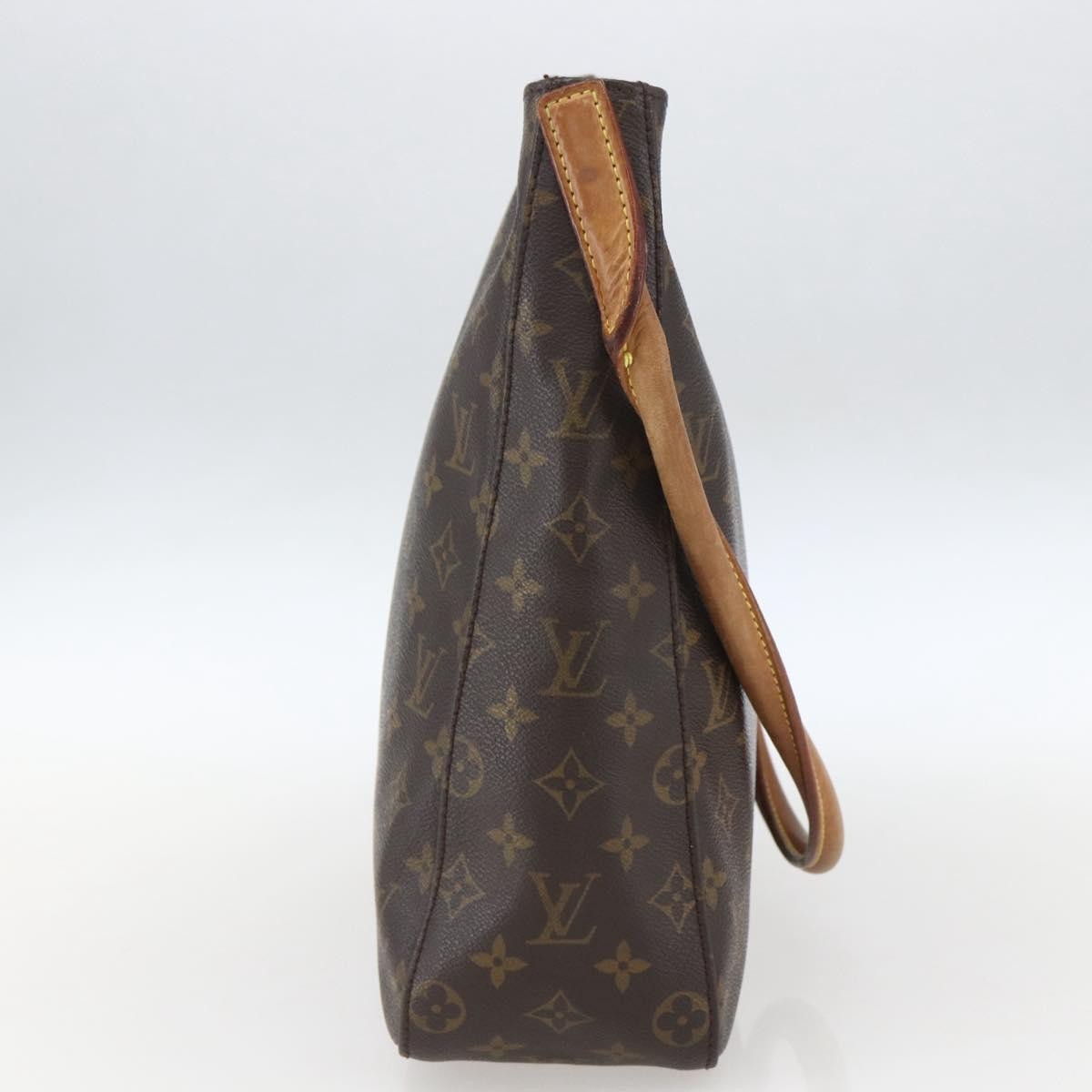 Louis Vuitton Monogram Looping Handbag Monogram Canvas Brown Canvas Shoulder Bag Bag (Pre-Owned)
