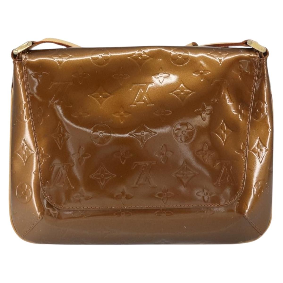 Louis Vuitton Thompson Street Handbag Monogram Vernis Brown Patent_Leather Shoulder Bag Bag (Pre-Owned)
