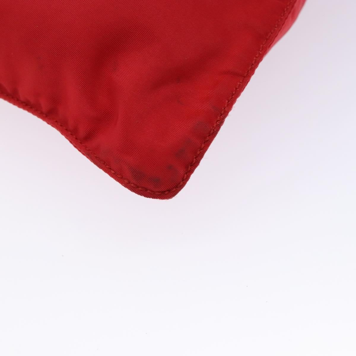 Prada Flat Messenger Bag Tessuto Red Nylon Bag (Pre-Owned)