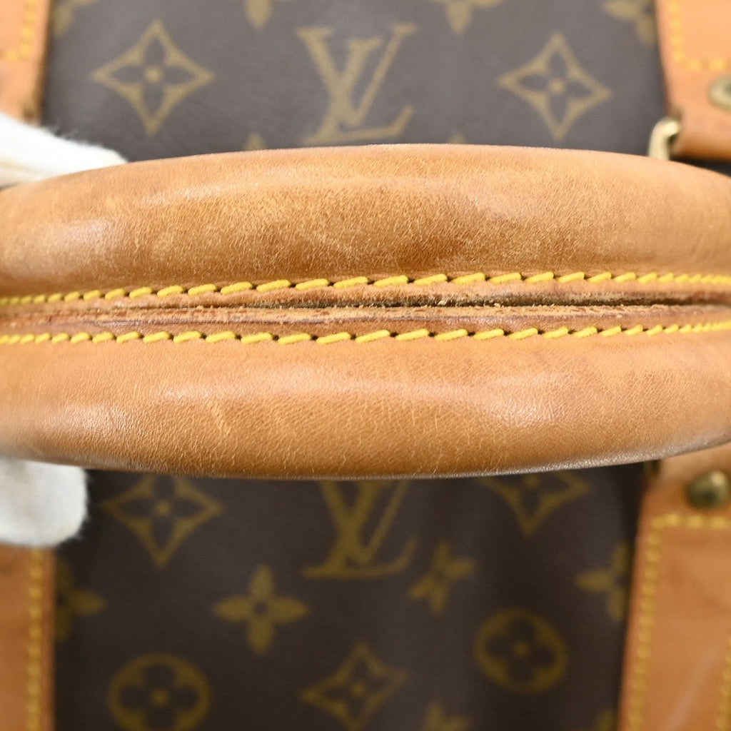 Louis Vuitton Keepall Bandouliere Bag Monogram Canvas Brown Canvas Travel Bag Bag (Pre-Owned)