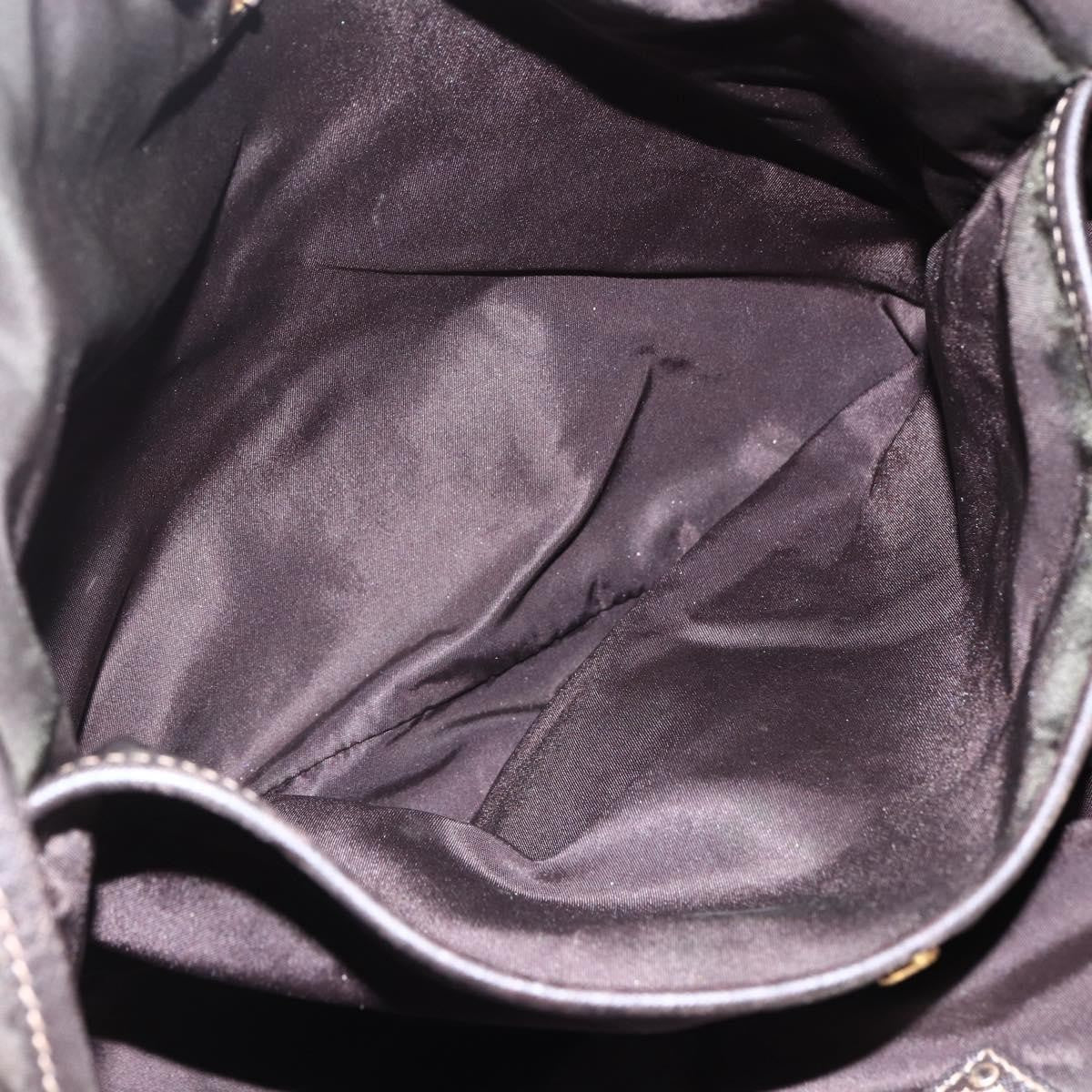 Prada Open Tote Tessuto Khaki Nylon Tote Bag Bag (Pre-Owned)
