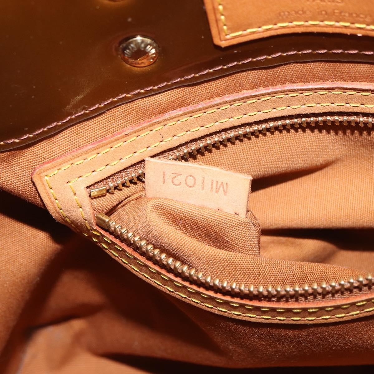 Louis Vuitton Reade Handbag Monogram Vernis Brown Patent_Leather Tote Bag Bag (Pre-Owned)
