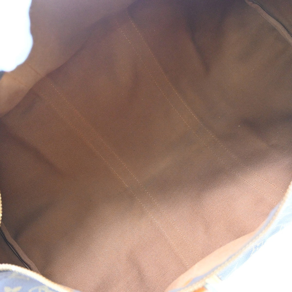 Louis Vuitton Keepall Bag Monogram Canvas Brown Canvas Travel Bag Bag (Pre-Owned)