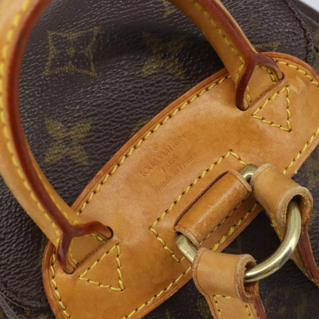 Louis Vuitton Vintage Montsouris Backpack Monogram Canvas Brown Canvas Handbag (Pre-Owned)