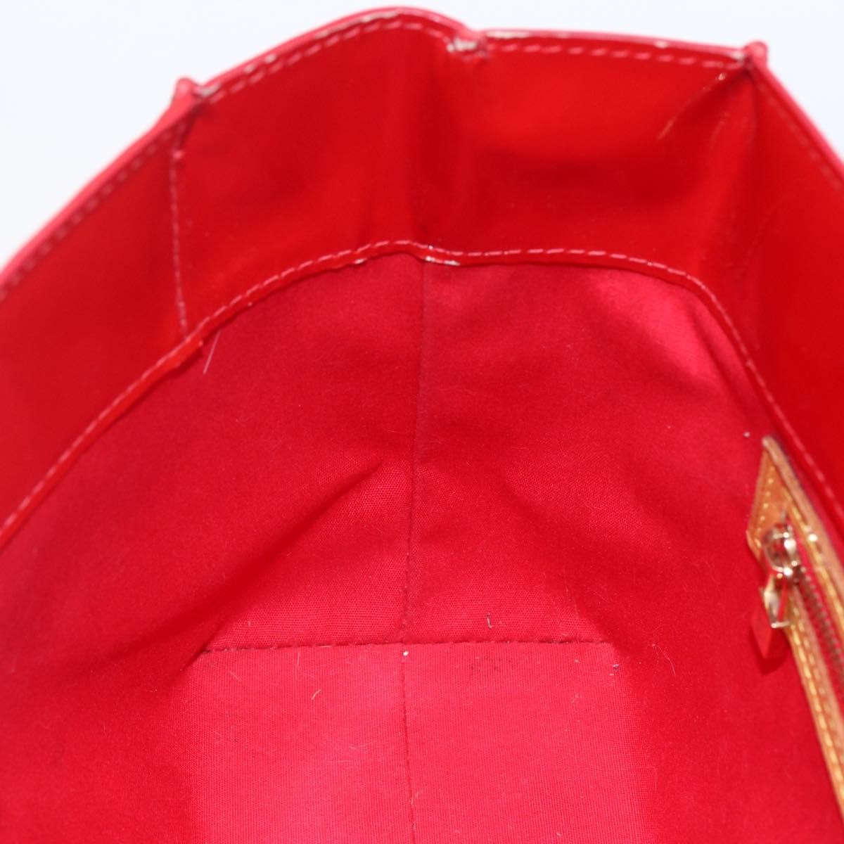 Louis Vuitton Reade Handbag Monogram Vernis Red Patent_Leather Handbag (Pre-Owned)