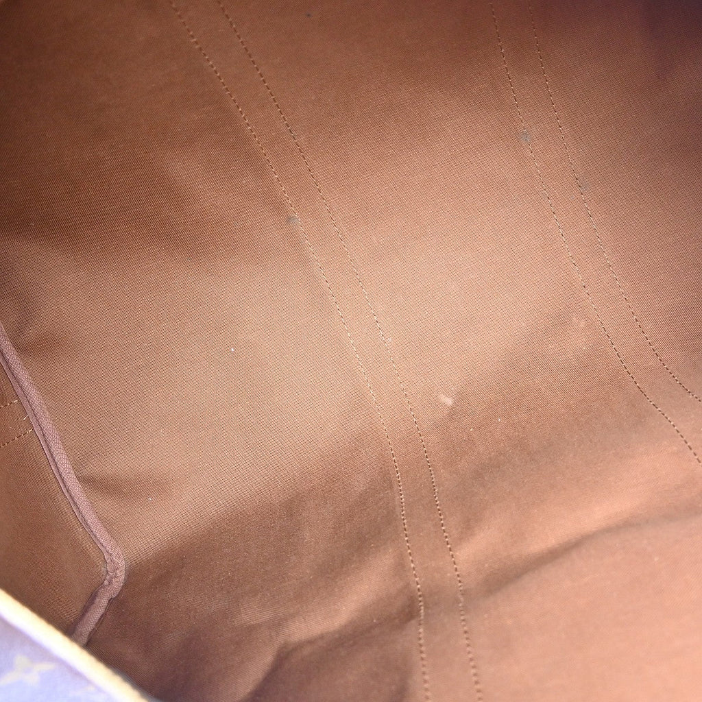 Louis Vuitton Keepall Bandouliere Bag Monogram Canvas Brown Canvas Travel Bag Bag (Pre-Owned)