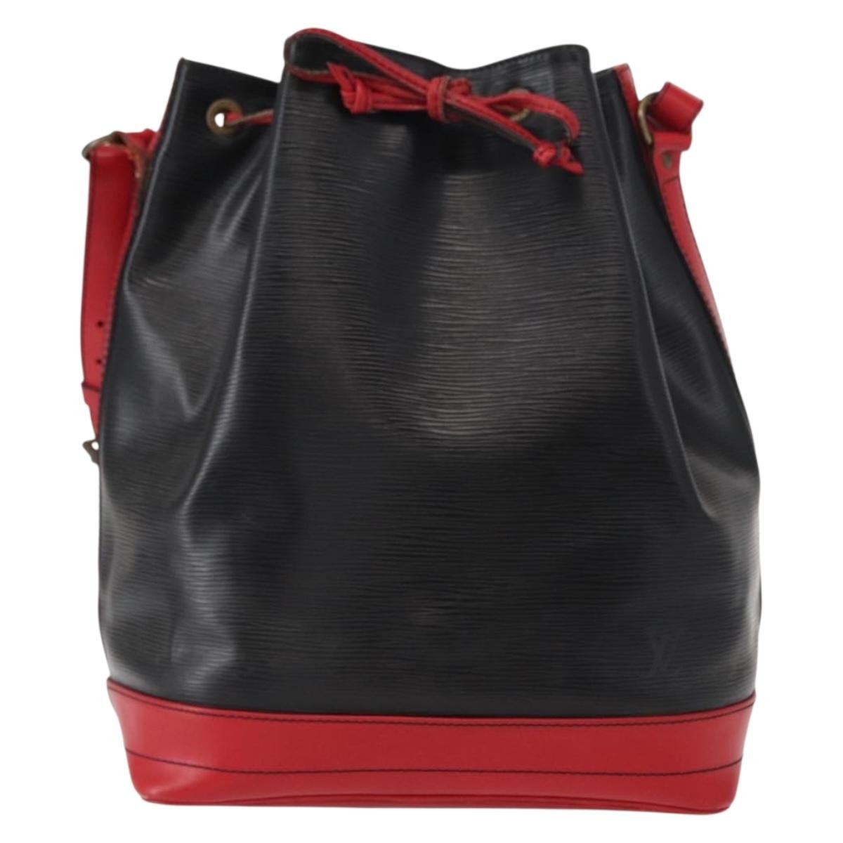 Louis Vuitton Bicolor Noe Handbag Epi Leather Black Leather Shoulder Bag Bag (Pre-Owned)
