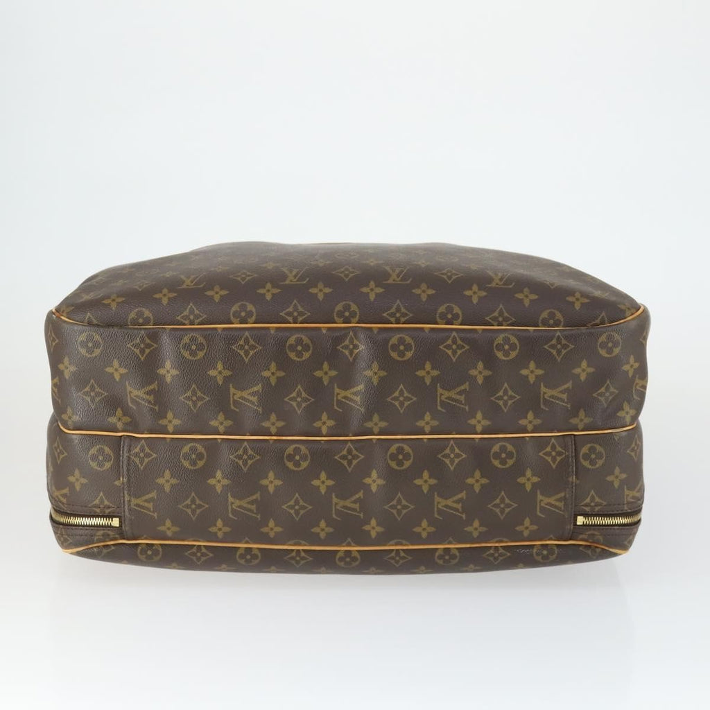 Louis Vuitton Alize Bag Monogram Canvas Brown Canvas Travel Bag Bag (Pre-Owned)