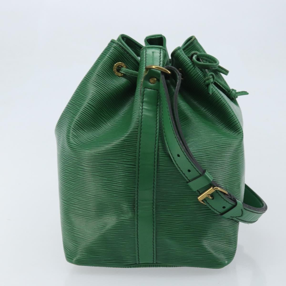 Louis Vuitton Petit Noe Handbag Epi Leather Green Leather Shoulder Bag Bag (Pre-Owned)