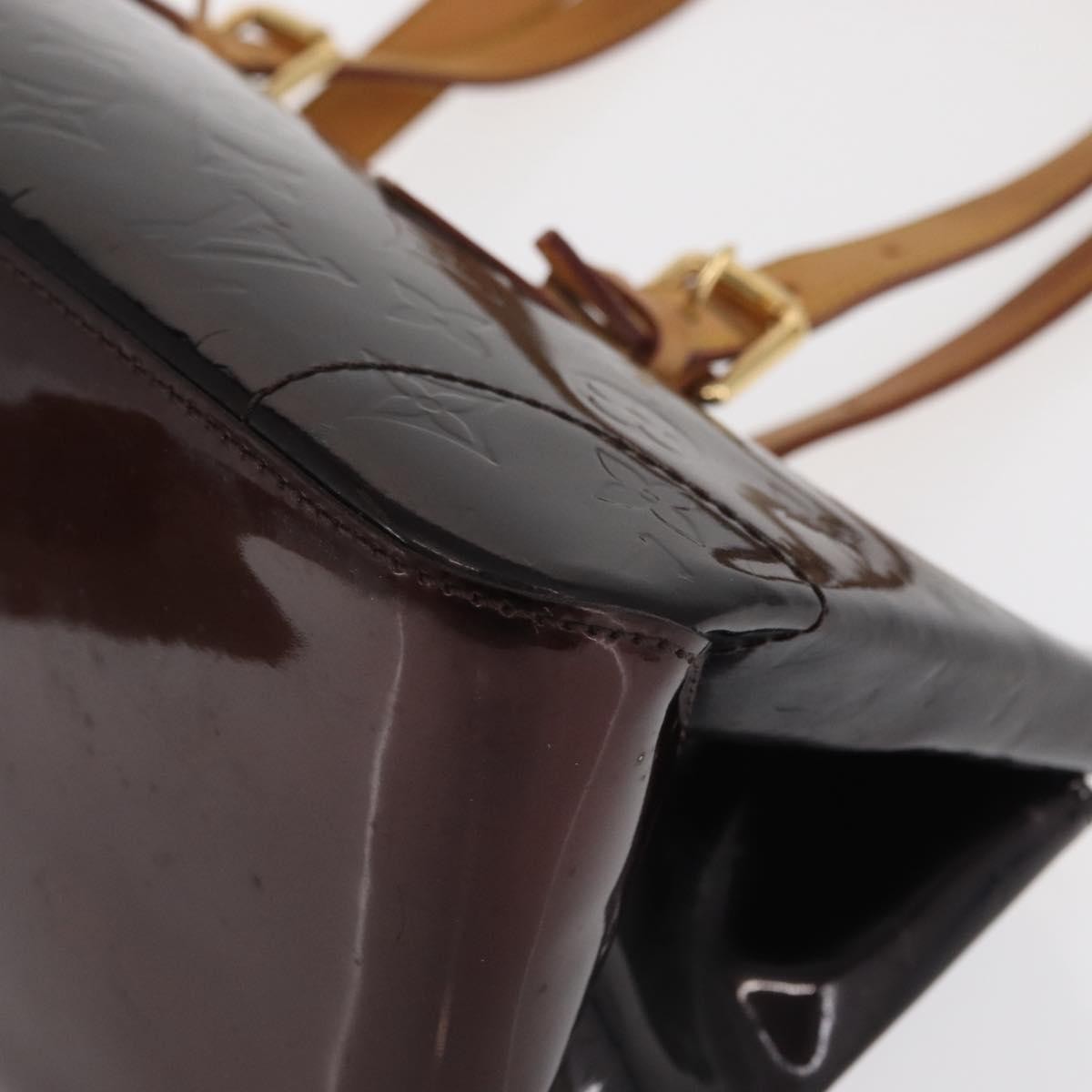 Louis Vuitton Rosewood Avenue Handbag Monogram Vernis Purple Patent_Leather Shoulder Bag Bag (Pre-Owned)