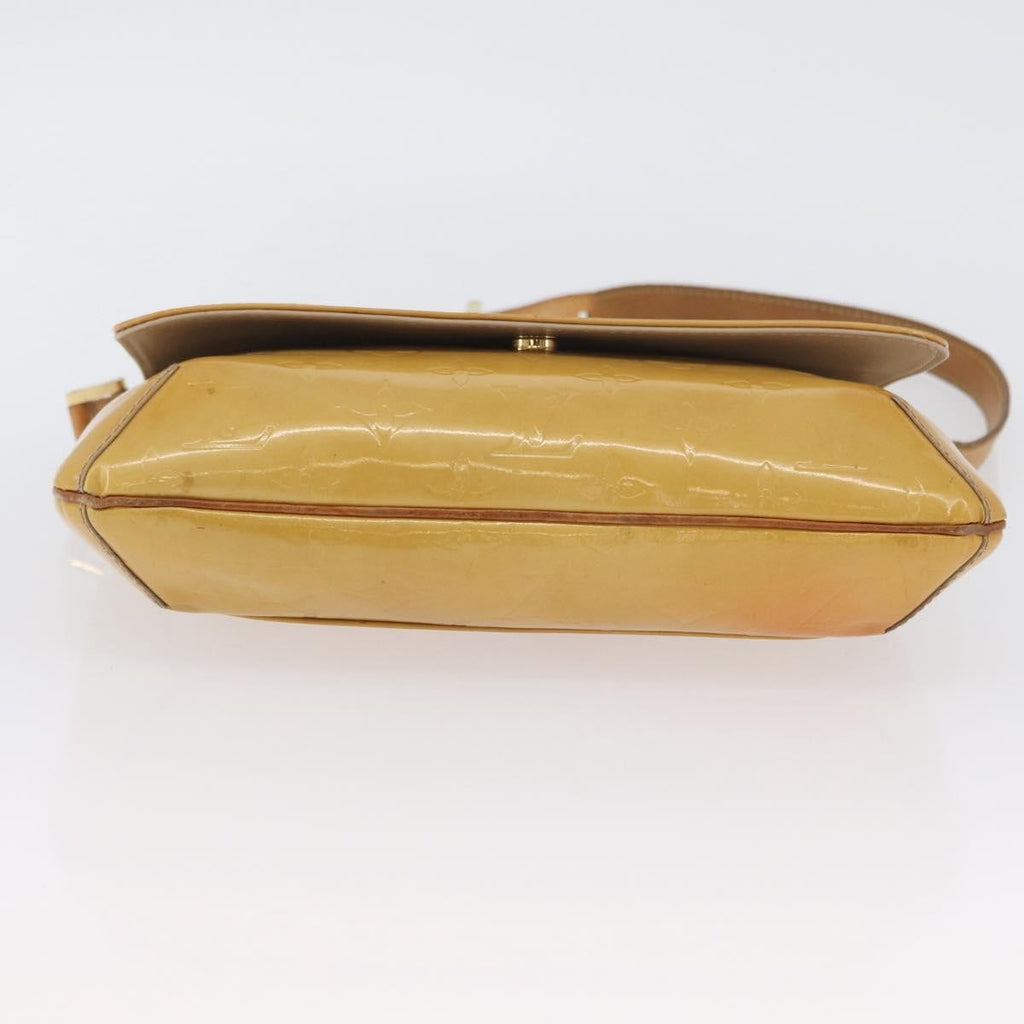 Louis Vuitton Thompson Street Handbag Monogram Vernis Beige Patent_Leather Shoulder Bag Bag (Pre-Owned)