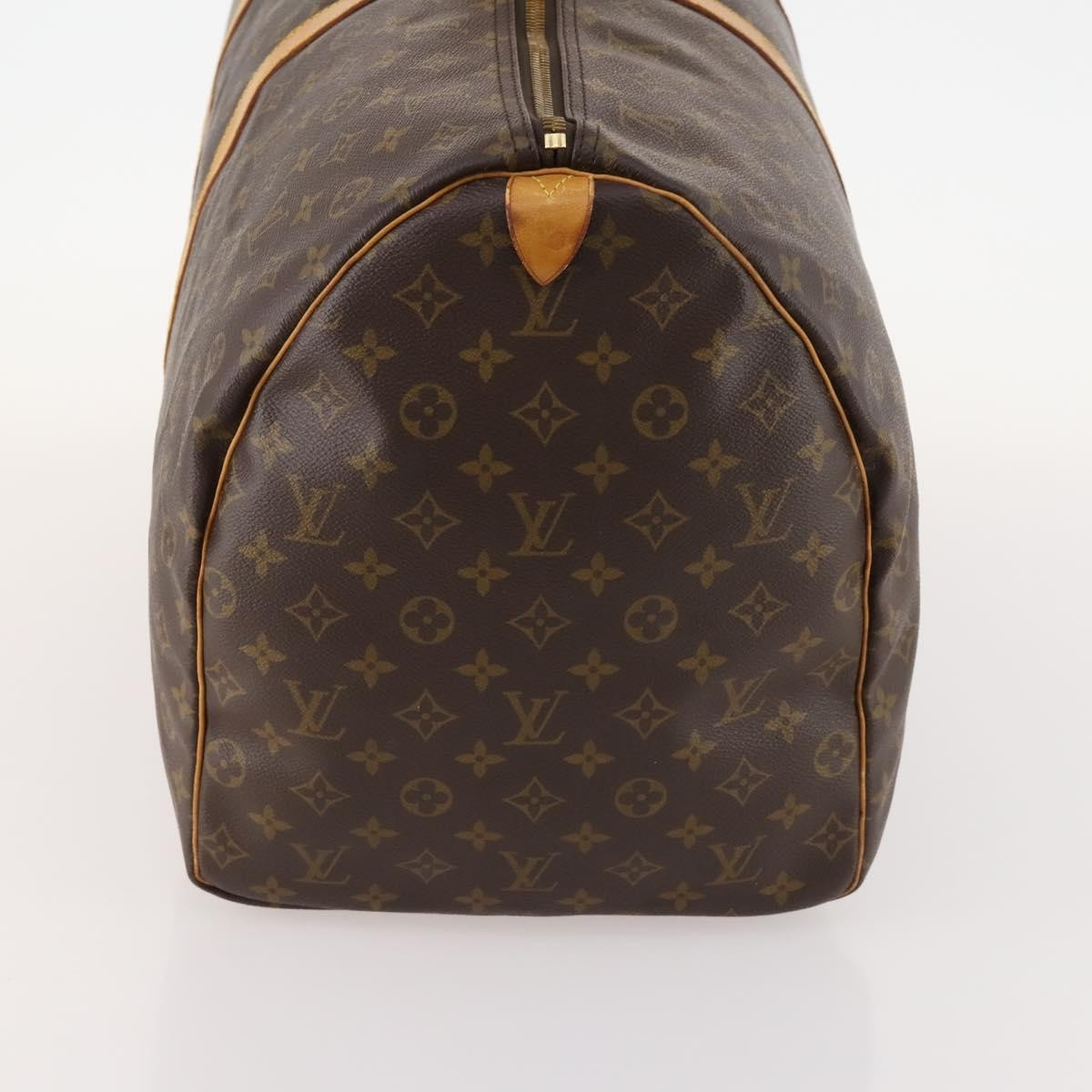 Louis Vuitton Keepall Bag Monogram Canvas Brown Canvas Travel Bag Bag (Pre-Owned)