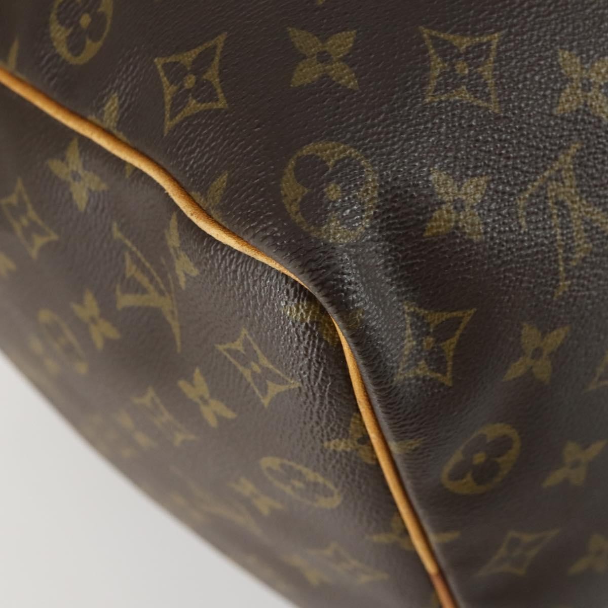 Louis Vuitton Keepall Bag Monogram Canvas Brown Canvas Travel Bag Bag (Pre-Owned)