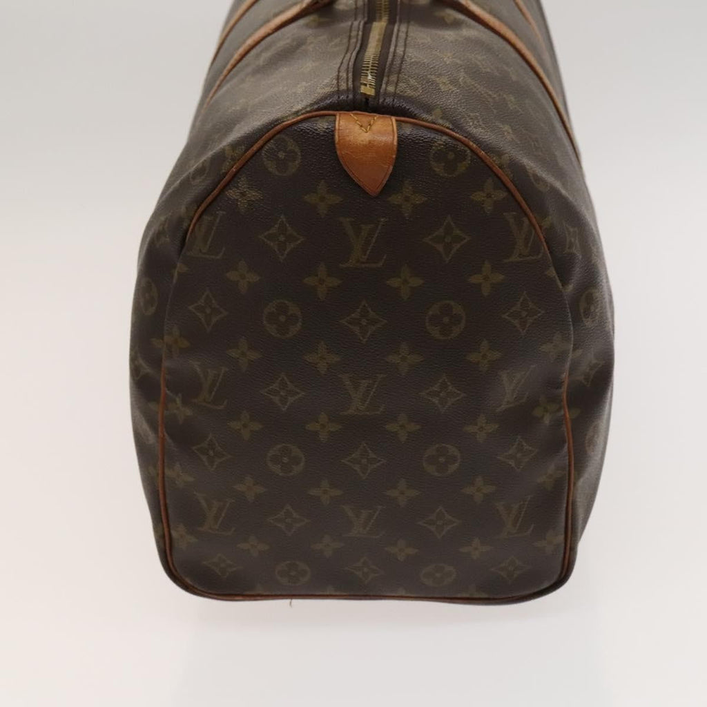 Louis Vuitton Keepall Bag Monogram Canvas Brown Canvas Travel Bag Bag (Pre-Owned)