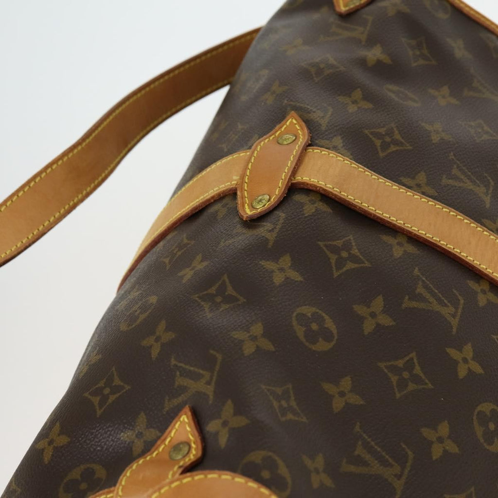 Louis Vuitton Saumur Handbag Monogram Canvas Brown Canvas Shoulder Bag Bag (Pre-Owned)