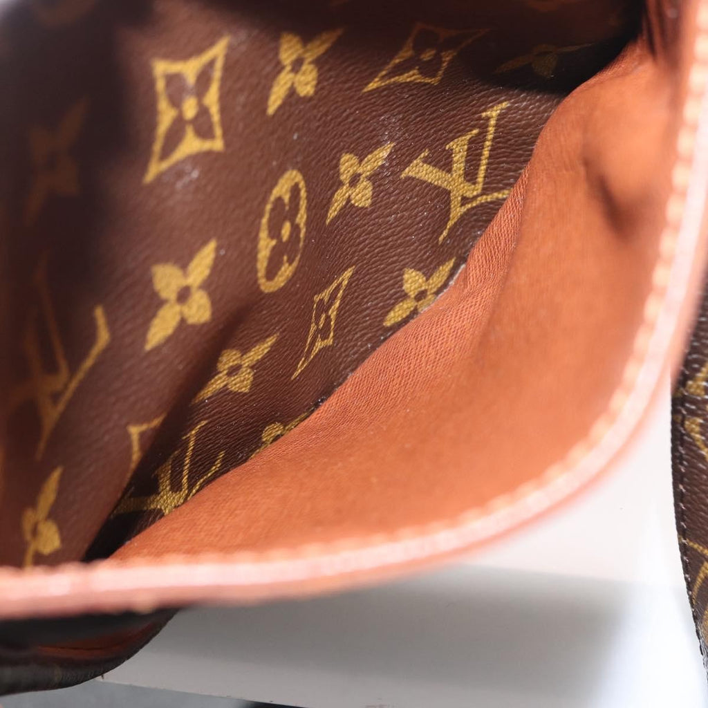 Louis Vuitton Danube Handbag Monogram Canvas Brown Canvas Shoulder Bag Bag (Pre-Owned)