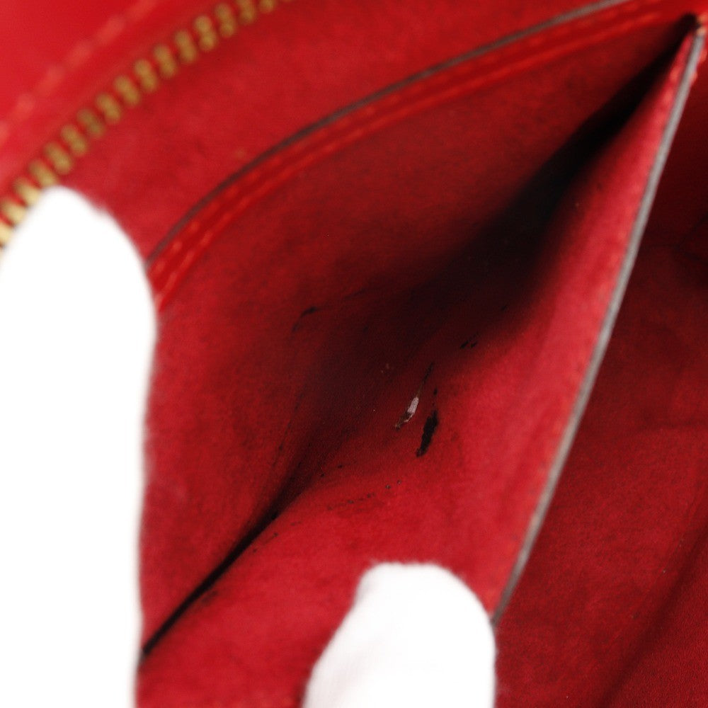 Louis Vuitton Saint Jacques Handbag Epi Leather Red Leather Shoulder Bag Bag (Pre-Owned)